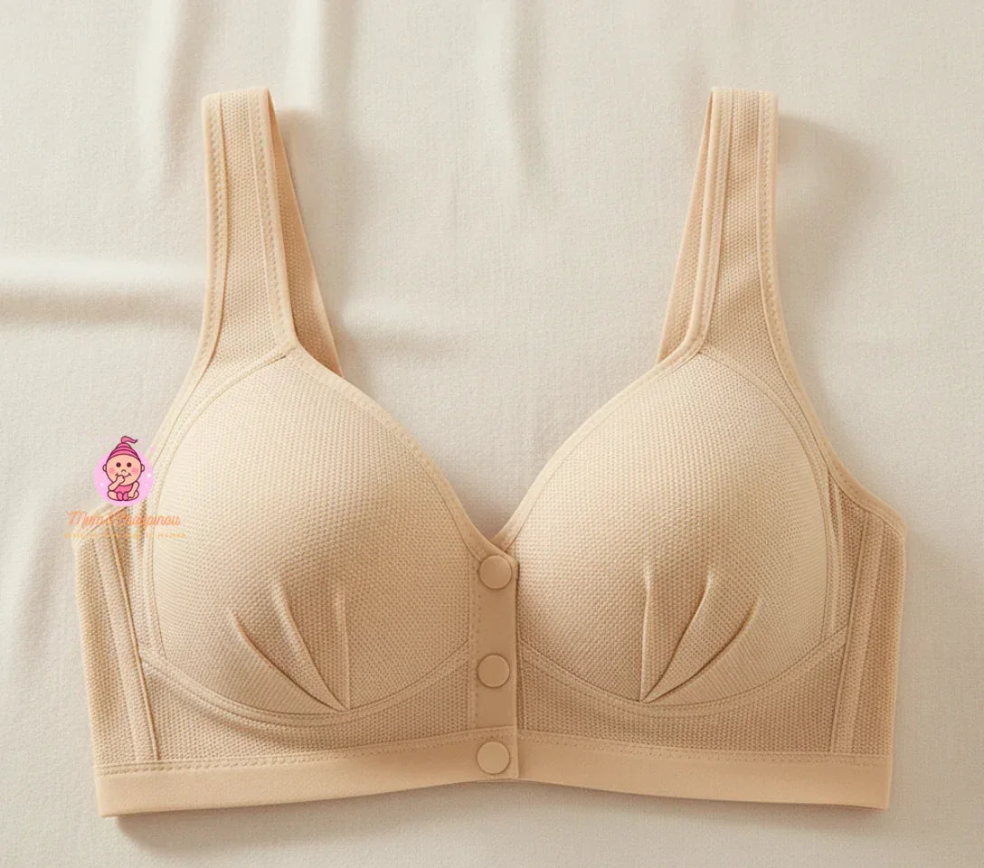 Soutien-gorge d'allaitement à boutons - Mum&Choupinou